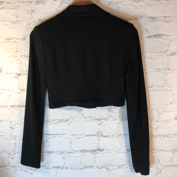 AX ARMANI EXCHANGE W/CROPPED OPTION BLACK BLAZER - Picture 4 of 5